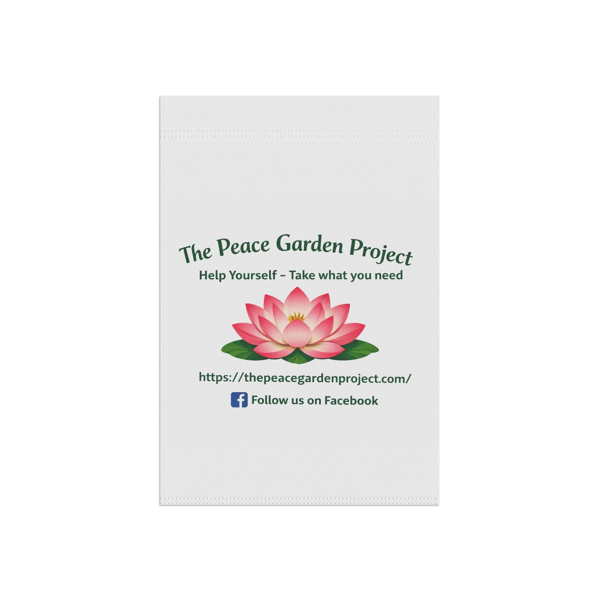 The Peace Garden Project Lotus Garden Flag | Garden & House Banner