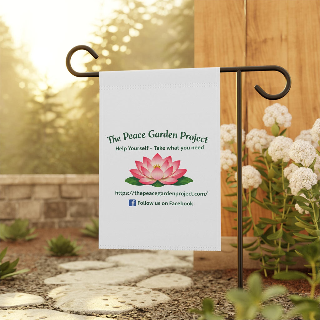 The Peace Garden Project Lotus Garden Flag | Garden & House Banner