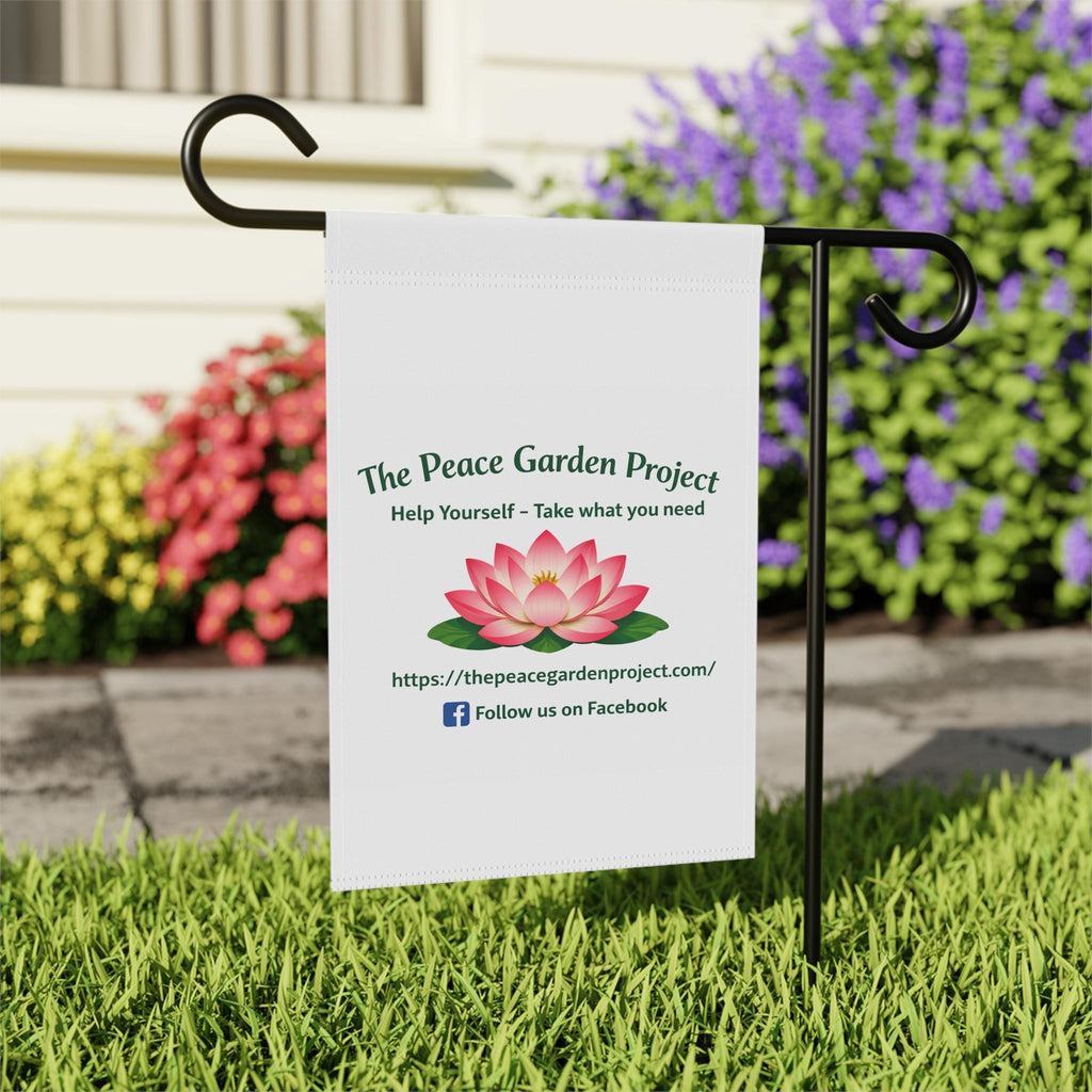 The Peace Garden Project Lotus Garden Flag | Garden & House Banner