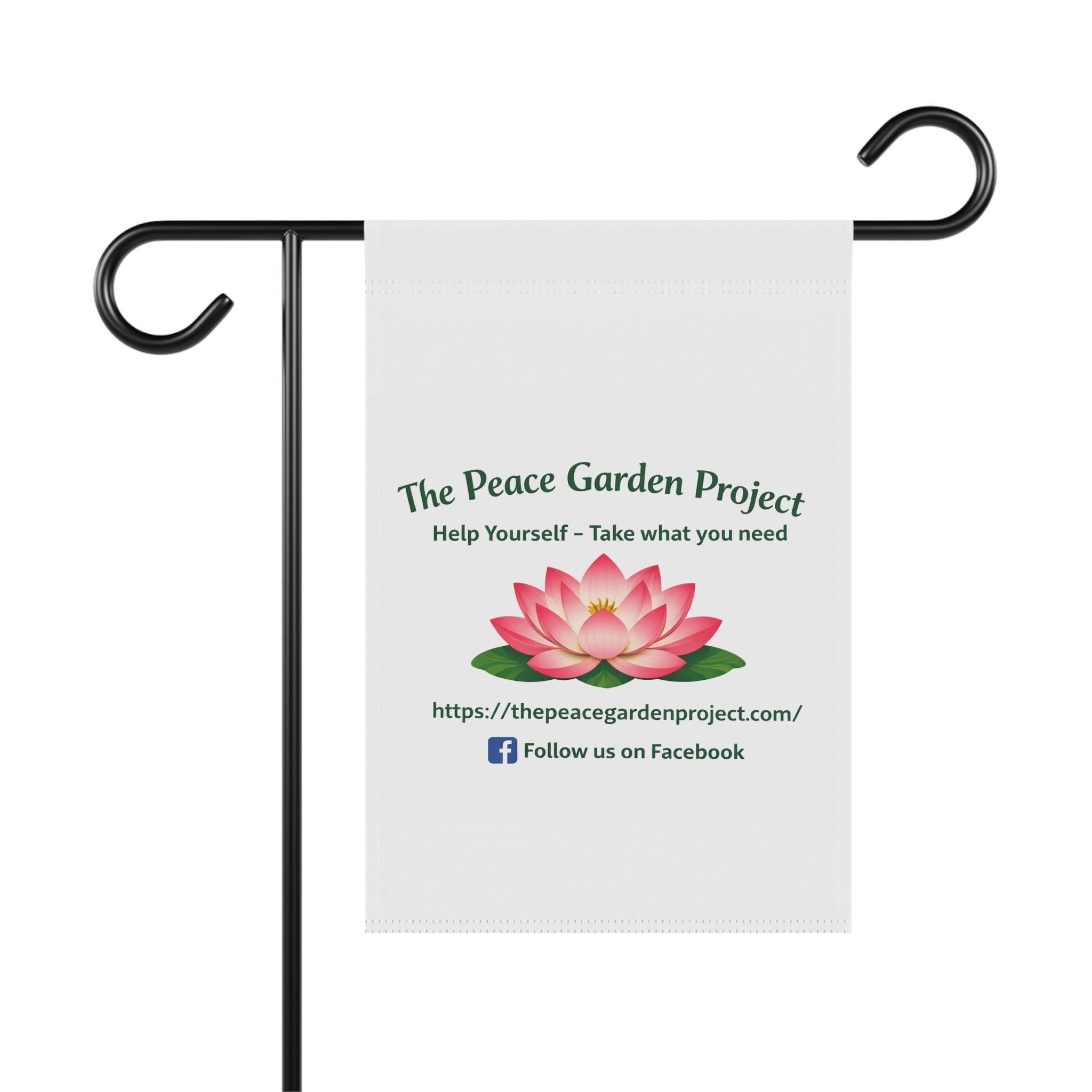 The Peace Garden Project Lotus Garden Flag | Garden & House Banner