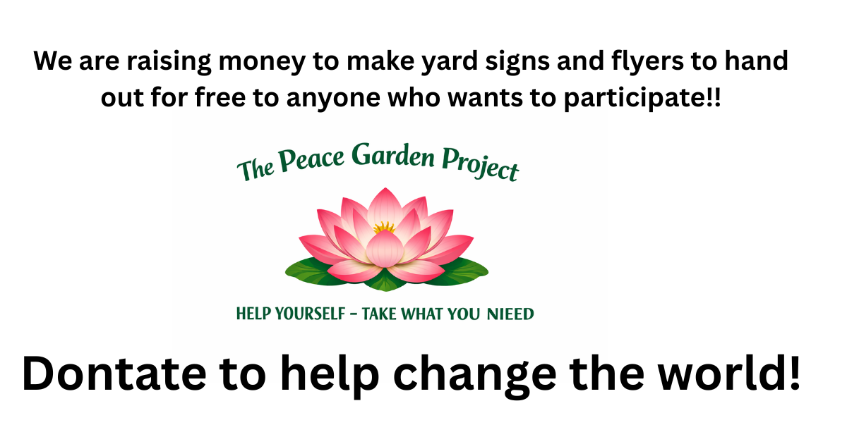 Support The Peace Garden Project
