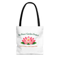 The Peace Garden Project lotus logo Tote Bag | Grow & Share with Compassion